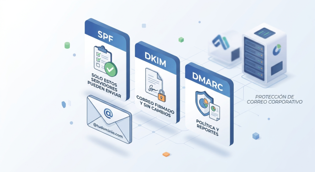Cómo proteger tu correo corporativo con DMARC, DKIM y SPF